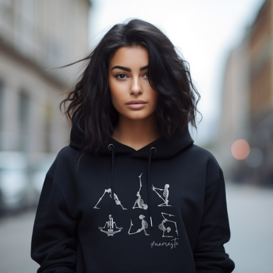 Namaste Skeleton Hoodie