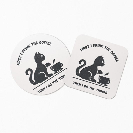 Funny Cat Coaster