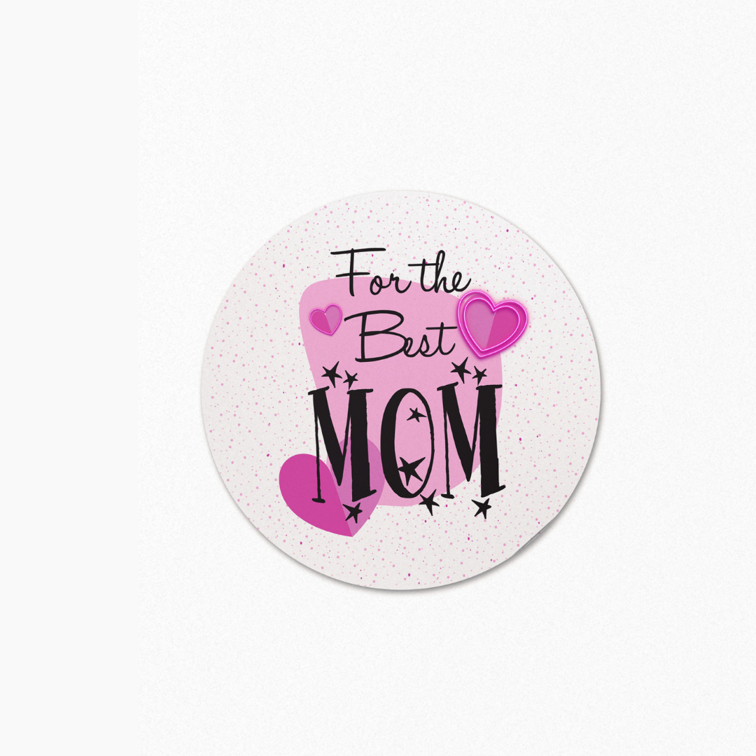 For The Best Mom Coaster