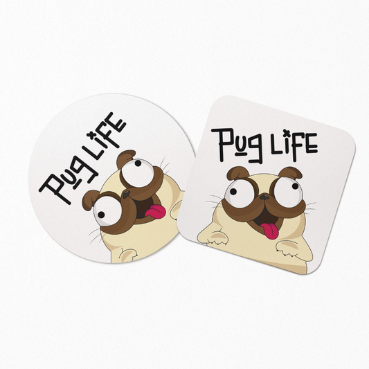 Pug Life Coaster