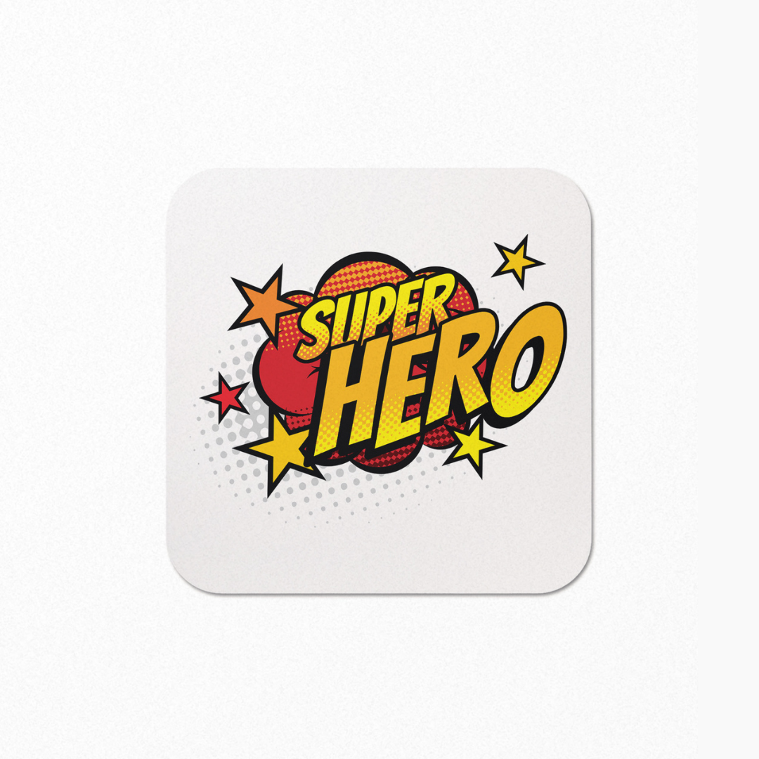 Dad Superhero Coaster